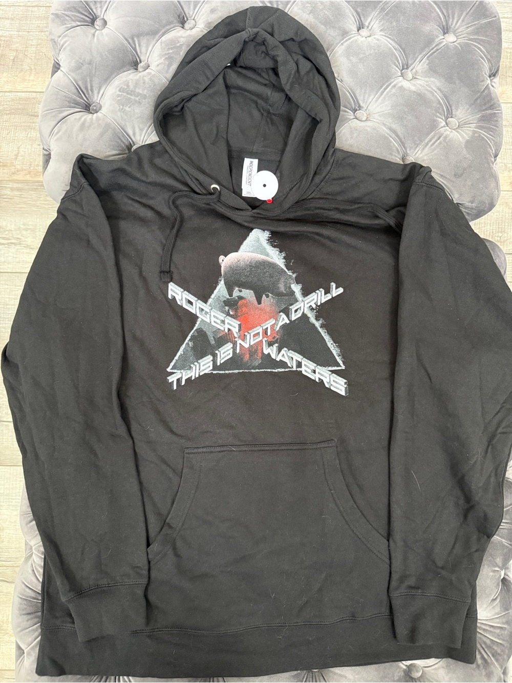 Roger Waters This Is Not A Drill 2022 Tour Hoodie Black 2XL NWOT